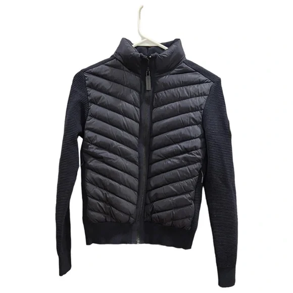 Canada Goose Navy Hybridge High Neck Knit Jacket Size XS NWT Sold OUT in stores - Picture 9 of 9